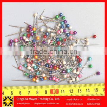 25pcs Pearl Ball Hijab Head Metal Straight Pins