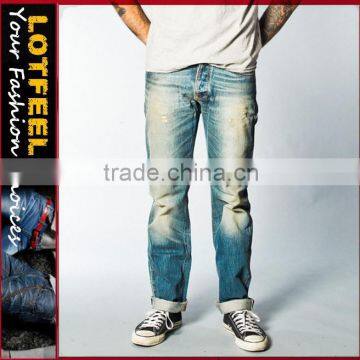 denim jeans manufacturer in pakistan Vintage man denim jeans pent(LOTN042)