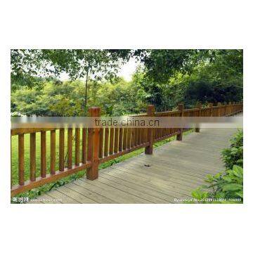Factory Price Wood Color Aluminium Profiles for Road Railings photo-4