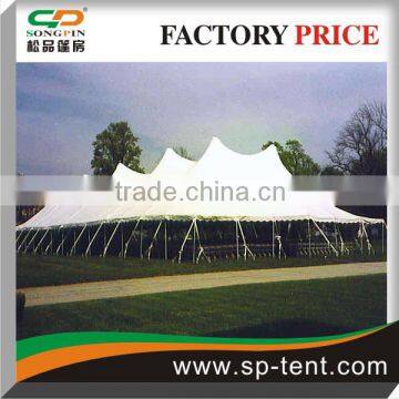1000 Seater Pegs&pole king size pole marquee 60x120 used for open-sided events