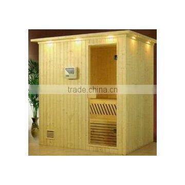 2015 newest real wood dry sauna room