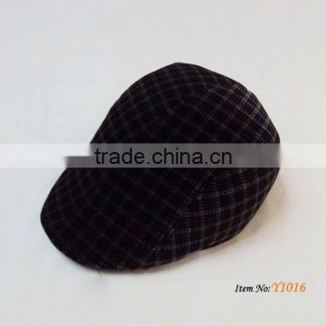 checked peak snap back hats winter hats