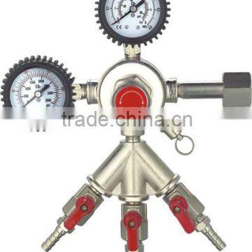 CE China CO2 pressure regulator aquarium co2 regulator