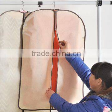 Wholesale garment bag/ Customized garment bag/pink suit cover garment bag