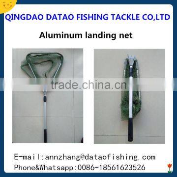 Aluminum fishing folding telescopic landing net