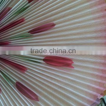 Fiberglass Black Gray Plisse Insect Screen Mesh/Pleated Mosquito Net/Fiber glass Plicated Insect Mesh with Print