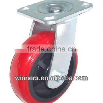 Industrial heacy duty swivel PU wheel caster