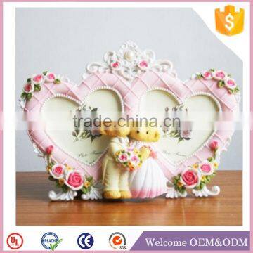 Wedding best gift resin heart shaped art frames