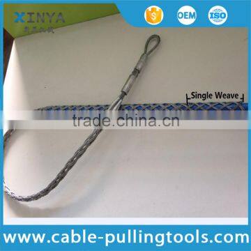 Single Eye Double Weave Cable Pulling Grip Wire Mesh Socks