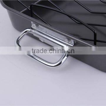 Turkey Carbon Steel Flat Bottom Adjustable Shallow Baking Pan photo-2