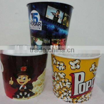 Made in China pp Round Plastic Popcorn Bucket photo-2