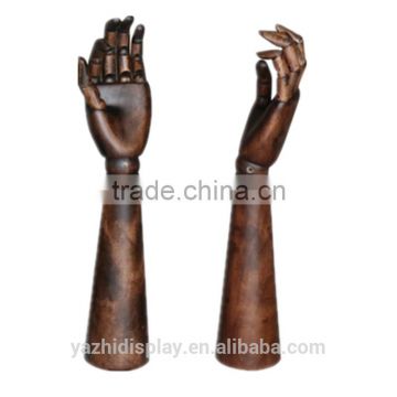 Vintage wooden mannequin hand for jewelry display