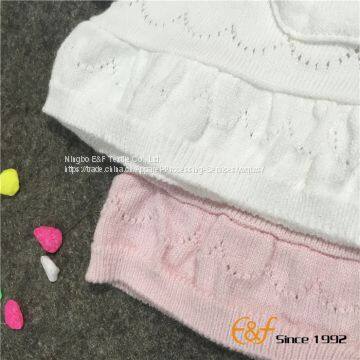 Pointelle Weave Hemline Sweater for Girls photo-4