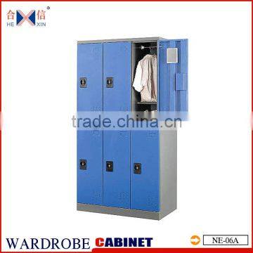 Steel 6 Doors Wardrobe Lockers 6 Doors Metal Wardrobe Lockers photo-4