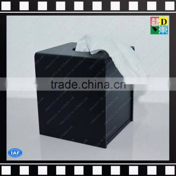 Manufacturer Black Acrylic Tissue Box Napkin Holders for Home/hotel/office photo-2