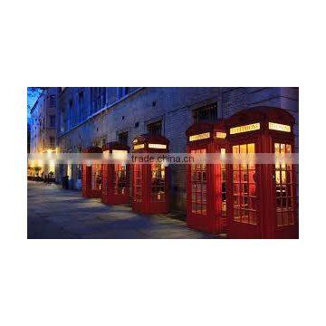 Red Antique London Public Telephone Booth Decoration for Sale Made by Chinese Manufacture photo-6