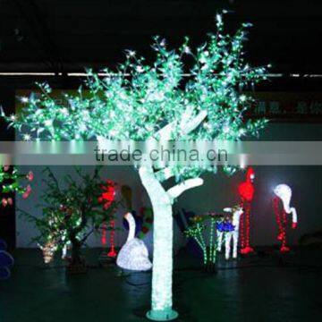 Home garden decorative 260cm Height outdoor artificial blue flashing LED solar lighted up trees EDS06 1427