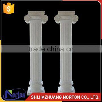 round white marble roman pillar for park decoration NTMF-C217S