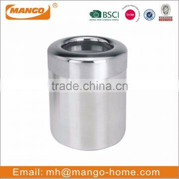 Round Metal Table Mini Trash Can photo-2