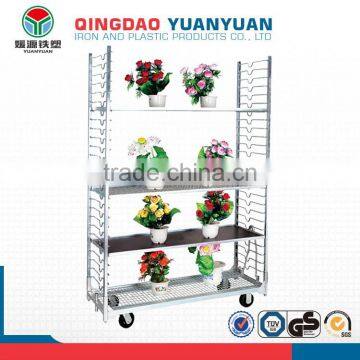 Top quality flower shelf, light duty shelving racking, corner flower rack