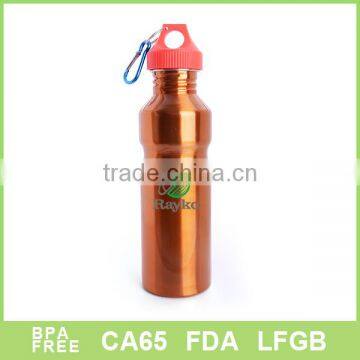 2016 hot selling 560ml stainless steel water bottle