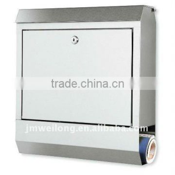 Durable stainless steel letter box