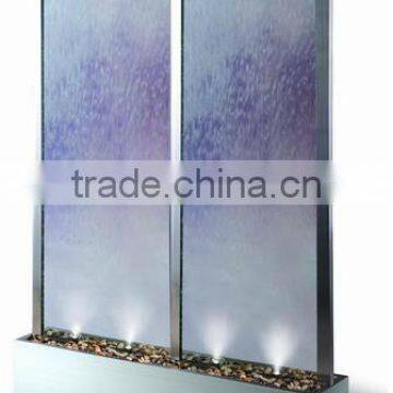 glass waterfall decorative wall dividers