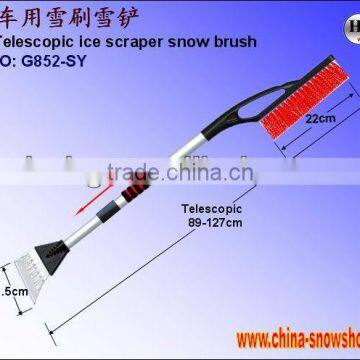 G852-SY 2-in-1 telescopic ice scraper snow brush