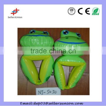 Frog PVC Inflatable Arm Band Ring Inflatable Arm Float for child