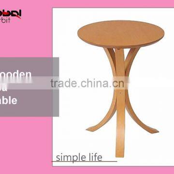 Hot Sale Design Dining Room Furniture Wooden Center Round Coffee Table photo-2