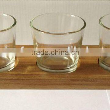 Wooden Beer Paddle With Glass Cup, Paddle, Beer Flight, Glass Cup Tray photo-3