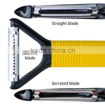 Amazon Selling Custom Color OEM Quality Potato Peeler With Silicone Handle photo-5