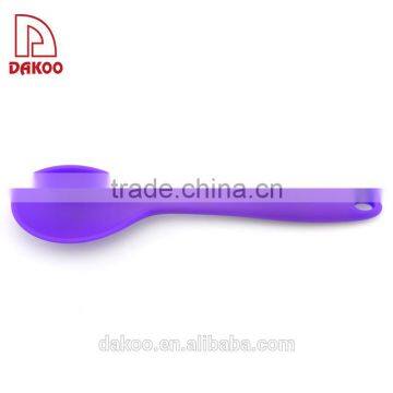 Integrated Seamless Design Purple Color Silicone Rice Spoon photo-6