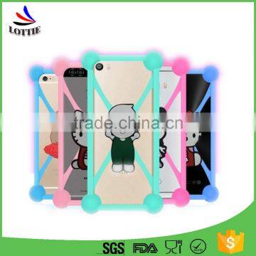Lottie Cute Cartoon Silicone Universal Cell Phone Holster Cases Suitable for 3.5-6 Inch Phone Model For Silicone Phone Cover photo-2