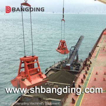 ship remote control grab with hydraulic system for handling bulk material