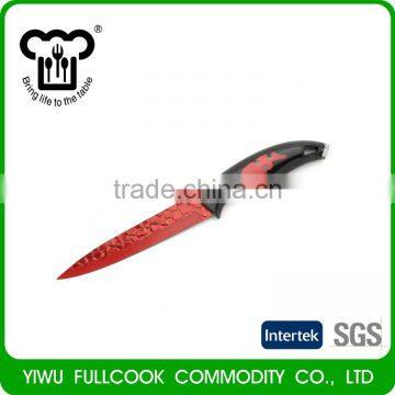 Newest Selling Unique Design Scale Surface Colored Kitchen Knife Set photo-2