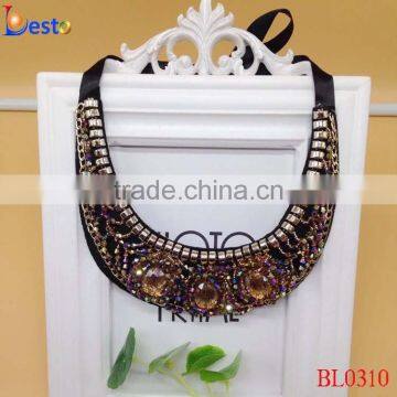 Detachable colorful jewerly beaded collars for women