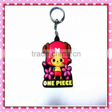 Wholesale high quality silicone rubber keychain