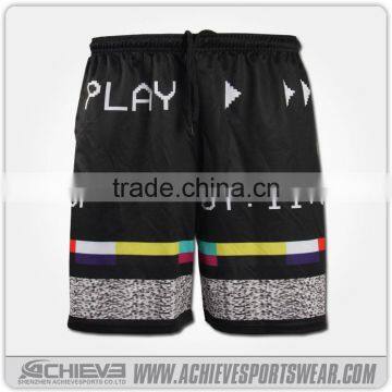 Sublimation printing mesh polyester softball shorts
