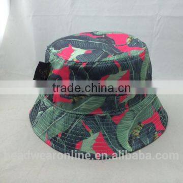 wholesale double sided printed bucket hats