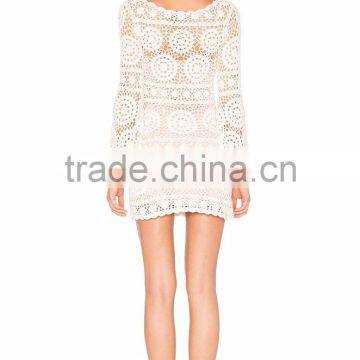 Summer Beach Sexy Crochet Dress Beachwear Stylish Crochet Dress for Women photo-3