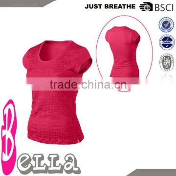 fuxia sublimation elastane girls tennis skort tennis top custom design