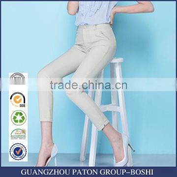 Summer 2017 new thin nine point pants, women casual small feet pencil trousers, sample can be customized