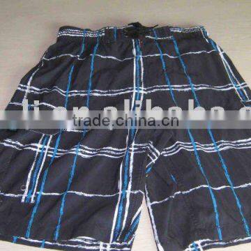 Black men's Beach Shorts