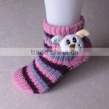 Thick Acylic Carton Non-kid Home Sock photo-5