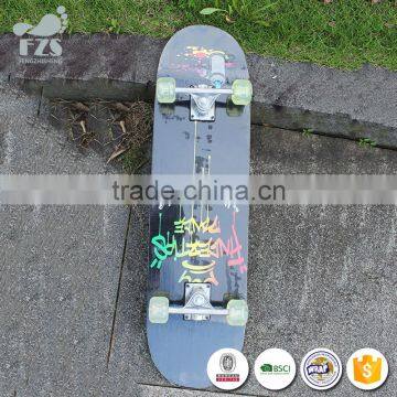 HSJ252 31*8 Inch Classic 4 Wheels Complete Skateboard Skates PU Wheels photo-6