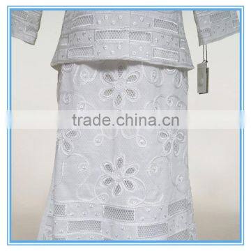 Ladies Embroidery Jacket and Skirt Church Suit photo-3