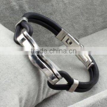 2016 New Personality Bracelet & Bangle Genuine Silicone Men Bracelet photo-4