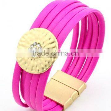 American Summer Leather Flower Bracelets,beach Holiday Gift Bracelets,cheap Promotion Bracelet photo-5