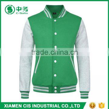 High Quality Custom Logo American Fashion Unisex College Varsity Jacket for Wholesale photo-3